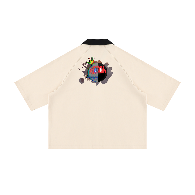 Artist Arock Block Boxy Button Up
