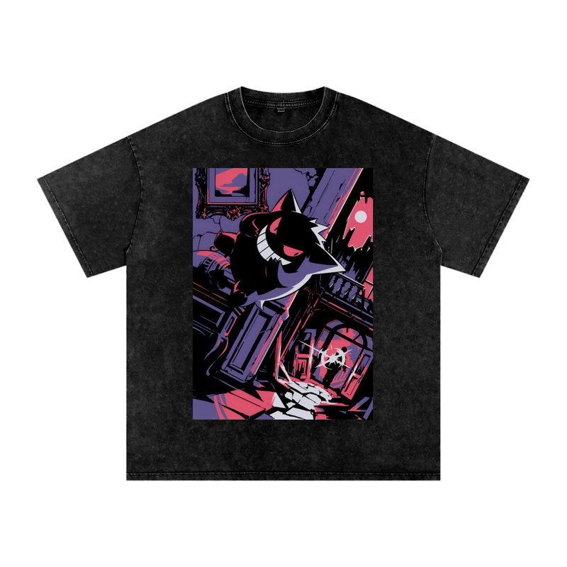 Custom Snow Washed Graphic T