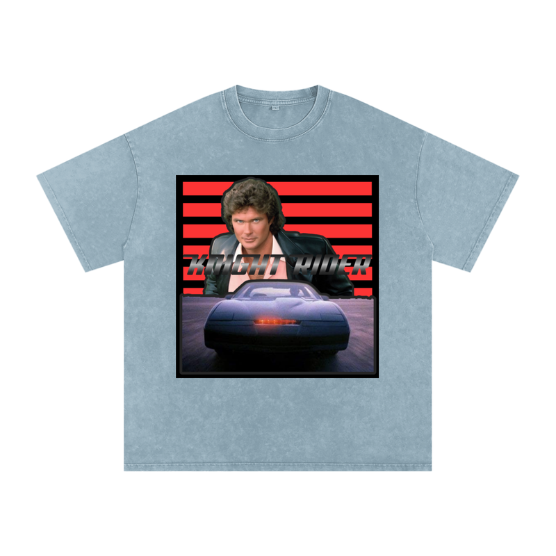 Knight Rider Oversized Cotton T-Shirt