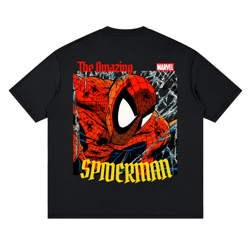 Custom Spiderman Loose Fit Graphic Tee