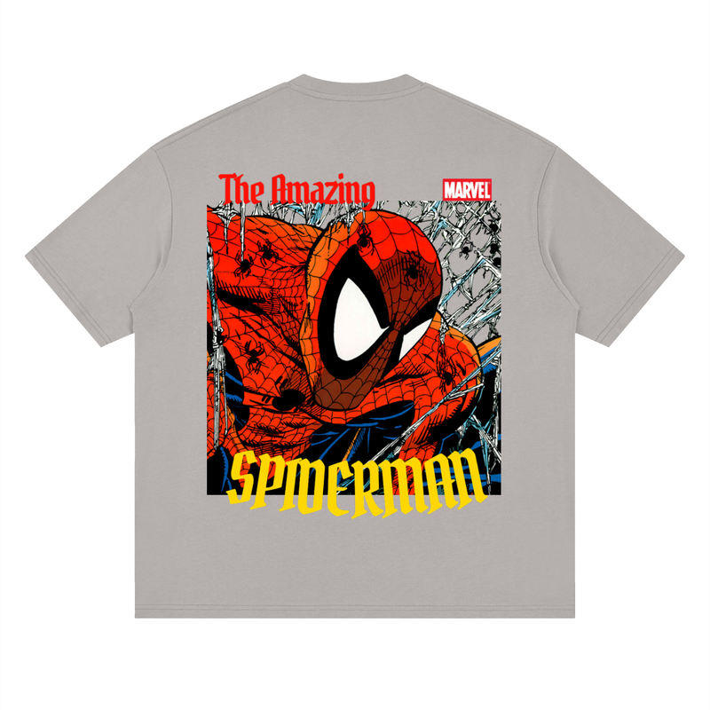 Custom Spiderman Loose Fit Graphic Tee