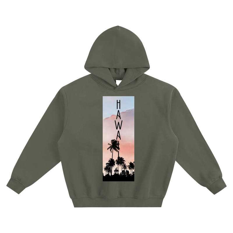 Hawaii Fleeced Hoodie