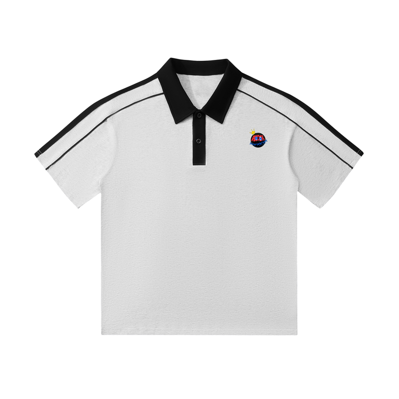 Crowned Arock Contrast Collar Polo