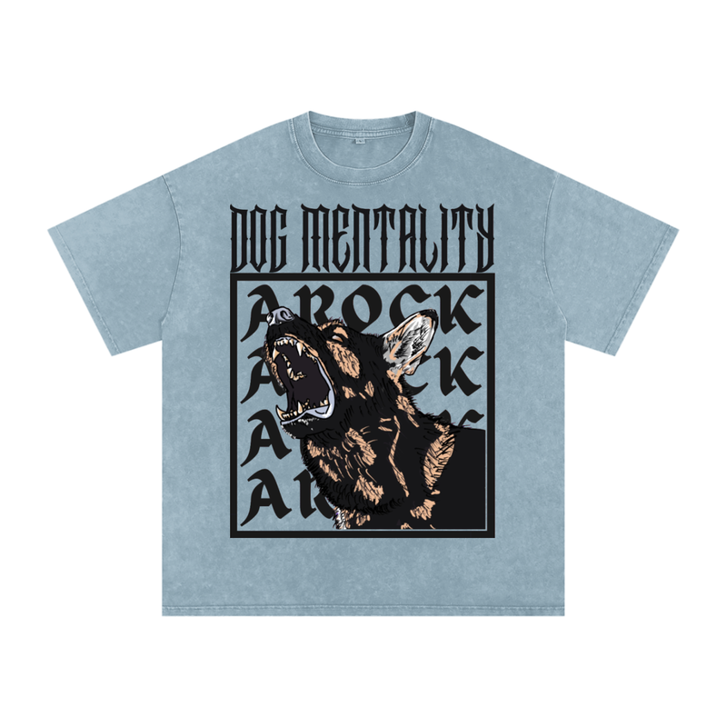 Dog Mentality Snow Washed Tee