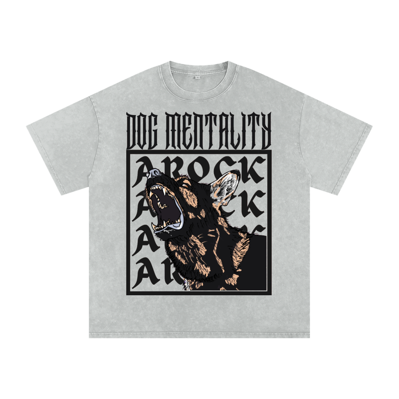 Dog Mentality Snow Washed Tee