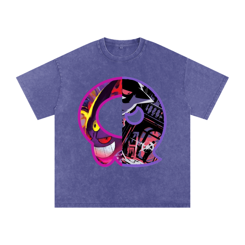 Custom Ghost & Poison Snow Washed T