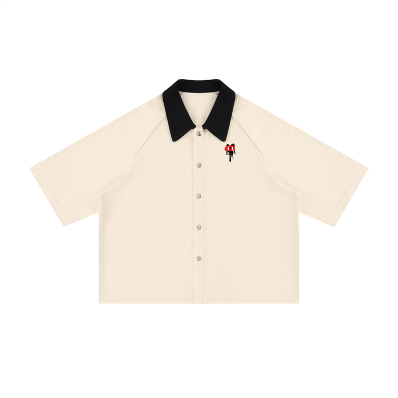 Artist Arock Block Boxy Button Up