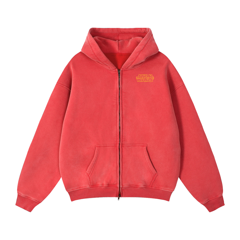 Custom Anakin Dark Side Zip-Up Hoodie