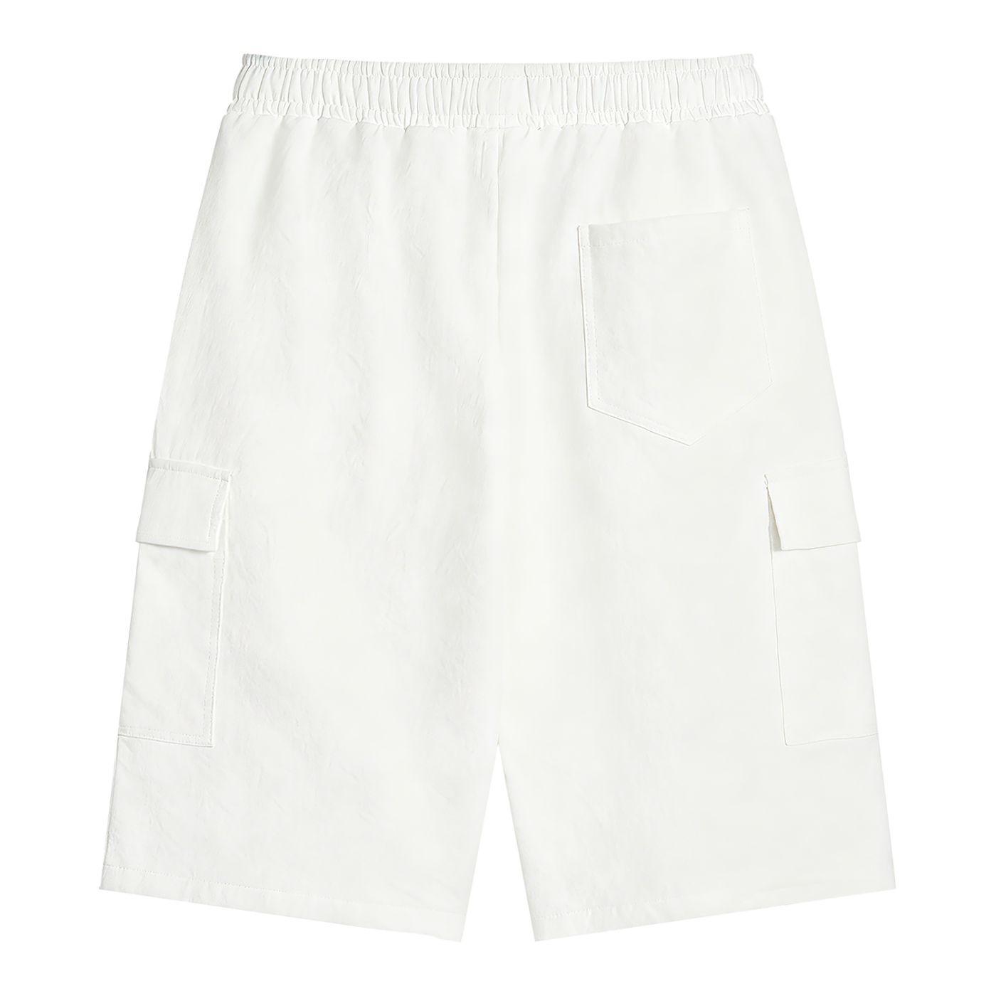 ARCK Minimalist Red Drawstring Cargo Shorts