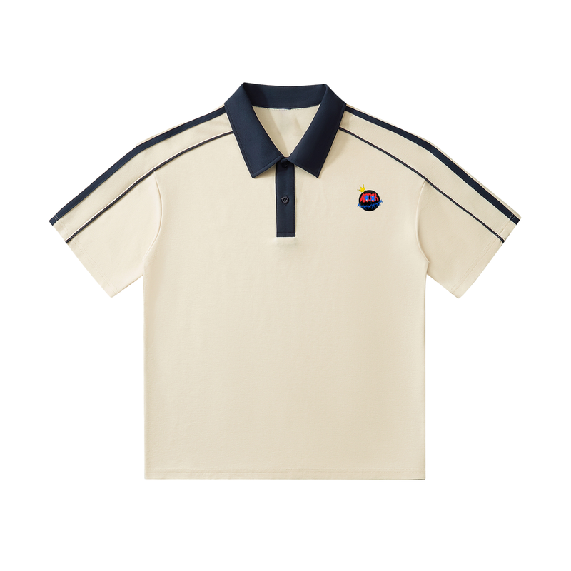 Crowned Arock Contrast Collar Polo