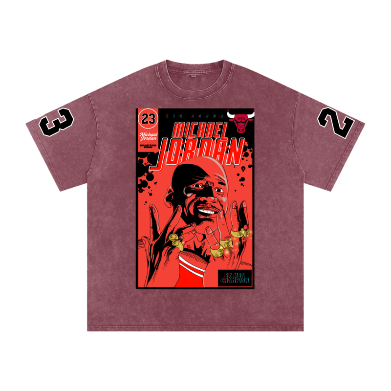 Jordan Comic Snow Washed Graphic Tee