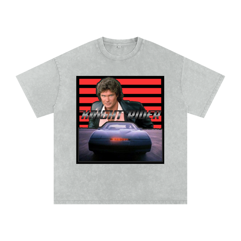 Knight Rider Oversized Cotton T-Shirt