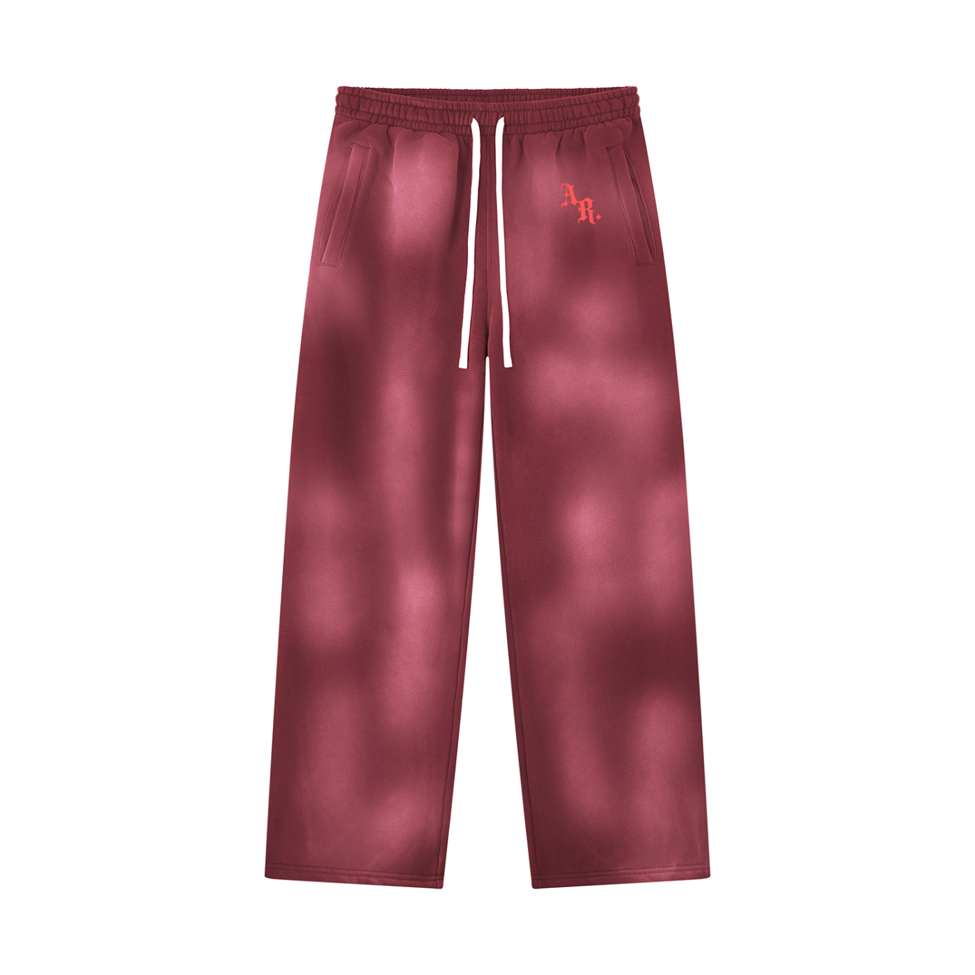 AR Red Sunfade Sweatpants
