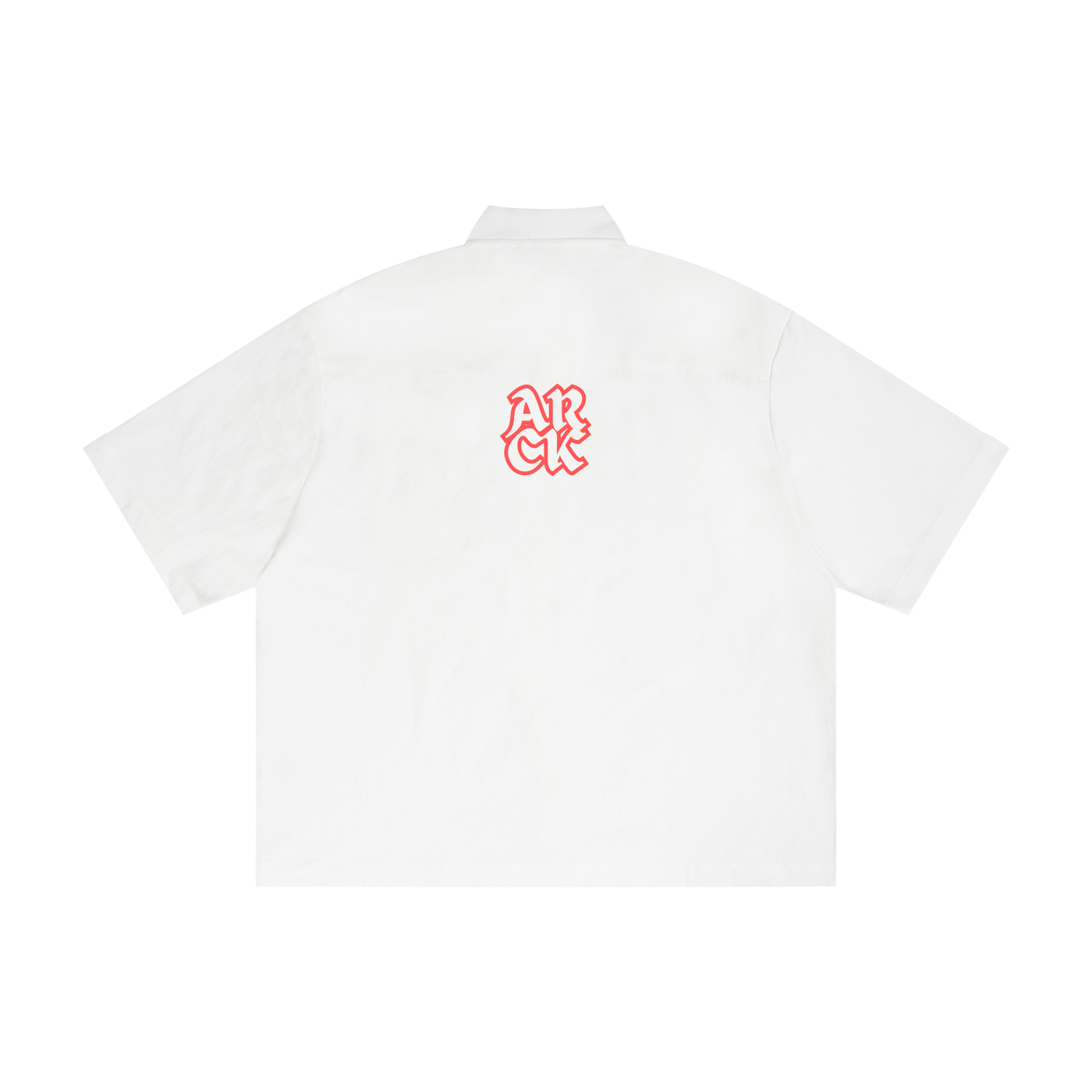 ARCK Minimalist Red Button Up