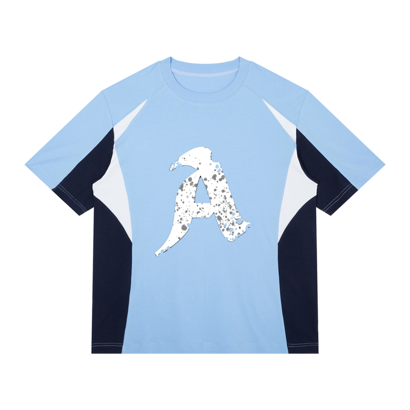 Graffiti Color Block T-Shirt