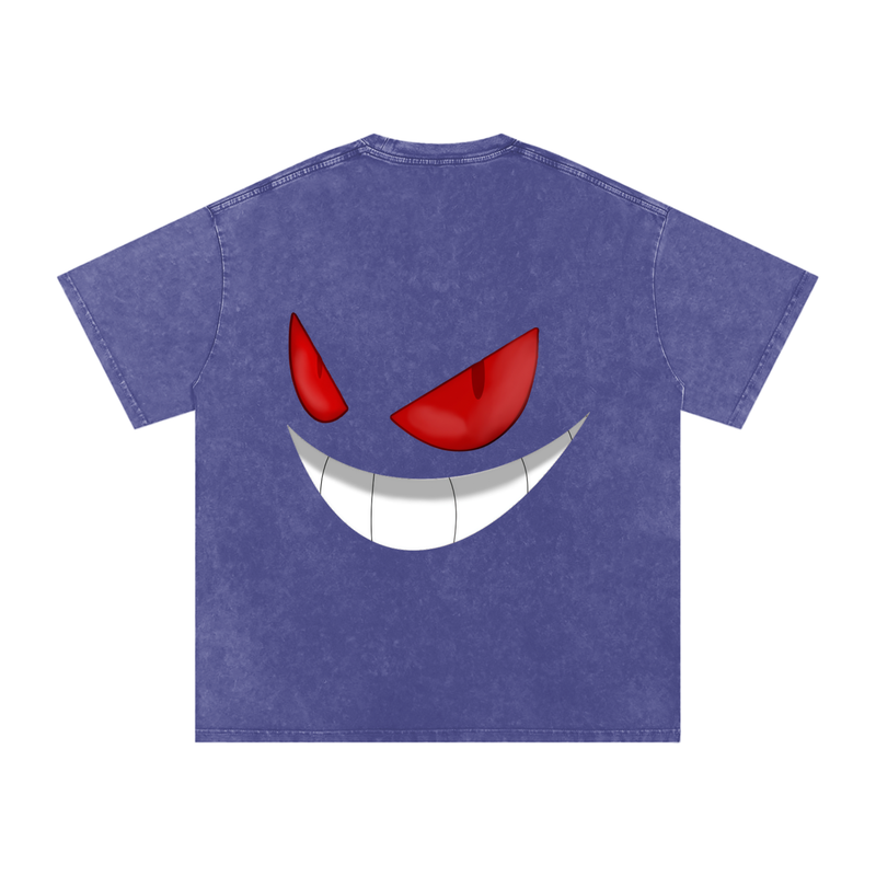 Custom Ghost & Poison Snow Washed T